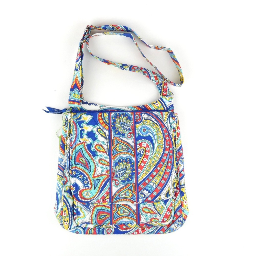 Vera Bradley Marina Paisley Mailbag Hipster NWT